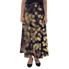 Blurry Sparks Flared Maxi Skirt