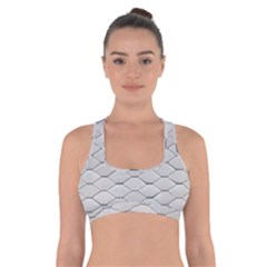 Roof Texture Cross Back Sports Bra by BangZart