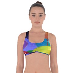 Colorful Balloons Render Got No Strings Sports Bra by BangZart