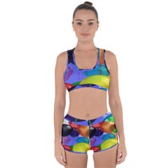 Colorful Balloons Render Racerback Boyleg Bikini Set