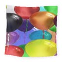 Colorful Balloons Render Square Tapestry (Large) View1