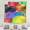 Colorful Balloons Render Square Tapestry (Large) View2