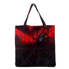 Spider Webs Grocery Tote Bag by BangZart