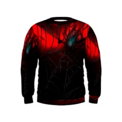 Spider Webs Kids  Sweatshirt by BangZart