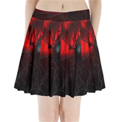 Spider Webs Pleated Mini Skirt by BangZart