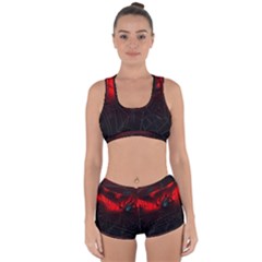 Spider Webs Racerback Boyleg Bikini Set