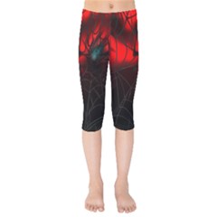 Spider Webs Kids  Capri Leggings 