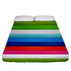 Colorful Plasticine Fitted Sheet (king Size) by BangZart