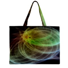 Yellow Smoke Zipper Mini Tote Bag by BangZart