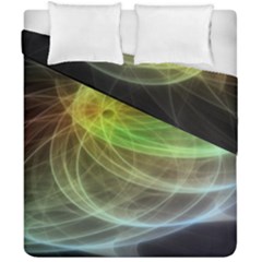 Yellow Smoke Duvet Cover Double Side (california King Size) by BangZart