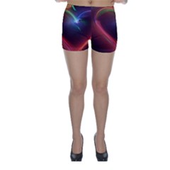 Neon Heart Skinny Shorts by BangZart