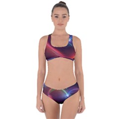 Neon Heart Criss Cross Bikini Set by BangZart