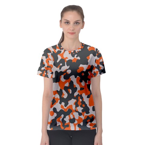 Camouflage Texture Patterns Women s Sport Mesh Tee by BangZart