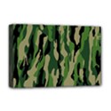 Green Military Vector Pattern Texture Deluxe Canvas 18  x 12   View1