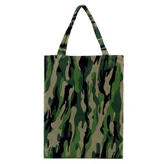 Green Military Vector Pattern Texture Classic Tote Bag by BangZart