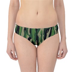 Green Military Vector Pattern Texture Hipster Bikini Bottoms by BangZart