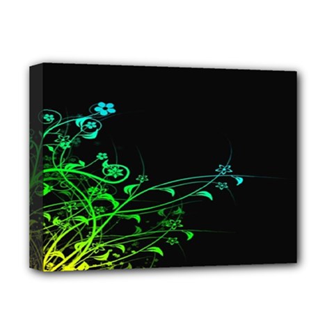 Abstract Colorful Plants Deluxe Canvas 16  X 12   by BangZart