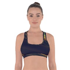 Night Lights Cross Back Sports Bra