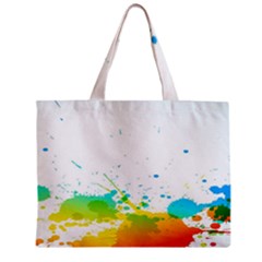 Colorful Abstract Zipper Mini Tote Bag by BangZart