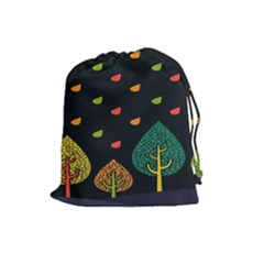 Vector Color Tree Drawstring Pouches (large)  by BangZart