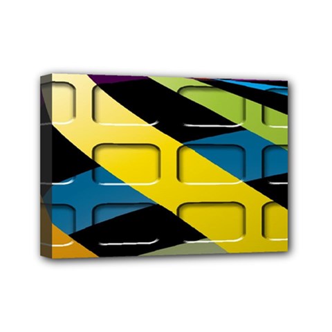 Colorful Docking Frame Mini Canvas 7  X 5  by BangZart