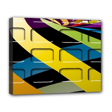 Colorful Docking Frame Deluxe Canvas 20  X 16   by BangZart