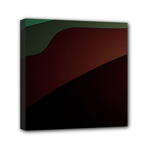 Color Vague Abstraction Mini Canvas 6  X 6  by BangZart