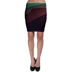 Color Vague Abstraction Bodycon Skirt by BangZart