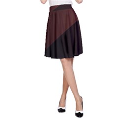 Color Vague Abstraction A-line Skirt by BangZart