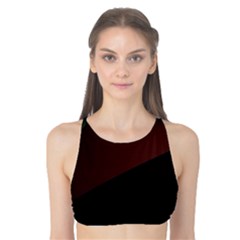 Color Vague Abstraction Tank Bikini Top by BangZart