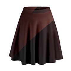 Color Vague Abstraction High Waist Skirt by BangZart