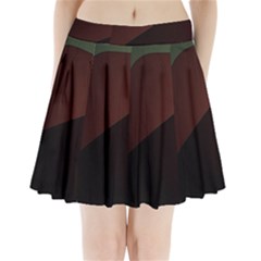 Color Vague Abstraction Pleated Mini Skirt by BangZart