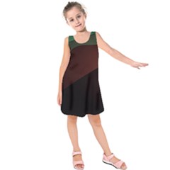 Color Vague Abstraction Kids  Sleeveless Dress by BangZart