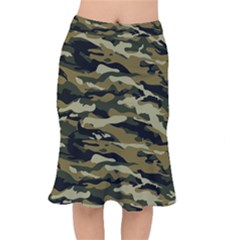 Military Vector Pattern Texture Mermaid Skirt by BangZart