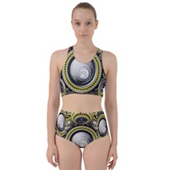 A Cautionary Fractal Cake Baked For Glados Herself Bikini Swimsuit Spa Swimsuit  by jayaprime