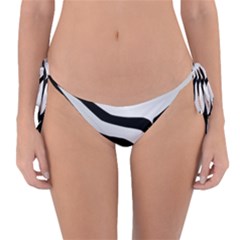 White Tiger Skin Reversible Bikini Bottom