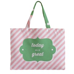 Today Will Be Great Zipper Mini Tote Bag by BangZart