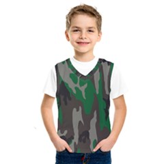 Army Green Camouflage Kids  Sportswear by BangZart