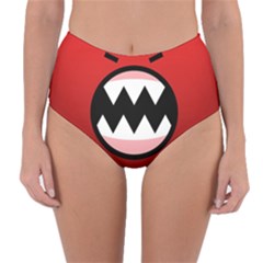 Funny Angry Reversible High-waist Bikini Bottoms