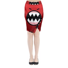 Funny Angry Midi Wrap Pencil Skirt by BangZart