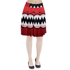 Funny Angry Pleated Skirt by BangZart