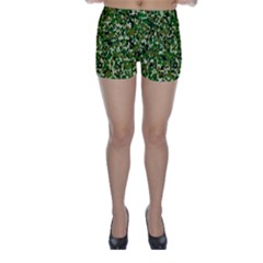 Camo Pattern Skinny Shorts by BangZart