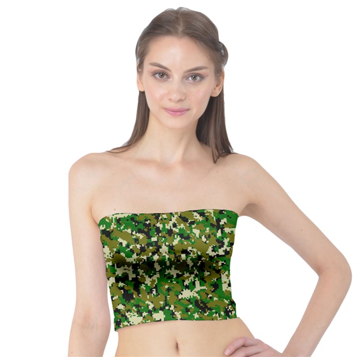 Camo Pattern Tube Top