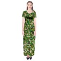 Camo Pattern Short Sleeve Maxi Dress View1