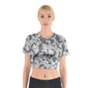 Camouflage Patterns Cotton Crop Top View1