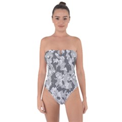 Camouflage Patterns Tie Back One Piece Swimsuit