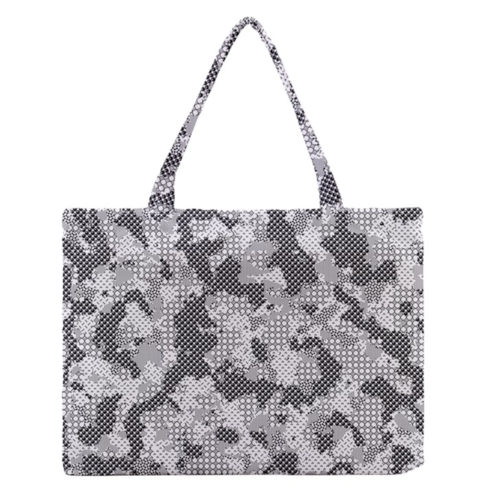 Camouflage Patterns Medium Zipper Tote Bag