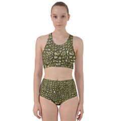 Aligator Skin Bikini Swimsuit Spa Swimsuit 