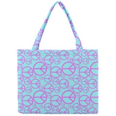 Peace Sign Backgrounds Mini Tote Bag by BangZart