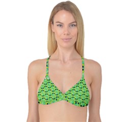 Alien Pattern Reversible Tri Bikini Top by BangZart